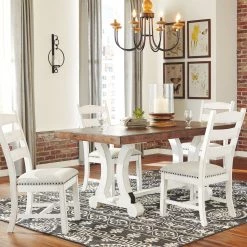 Ashley Valebeck White Dining Upholstered Side Chair