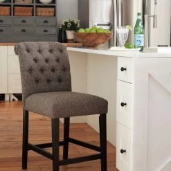 Ashley Tripton - Graphite - Upholstered Barstool