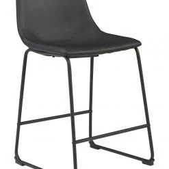 Ashley Dining Room Centiar Black Upholstered Barstool