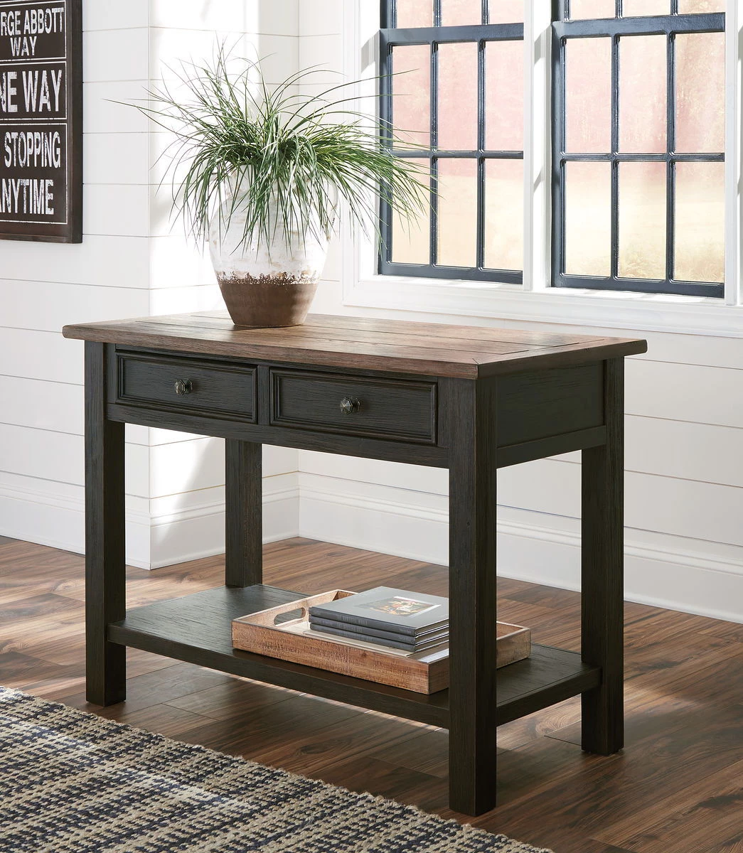 Ashley Tyler Creek - Grayish Brown/Black - Sofa Table 1 Ashley Tyler Creek - Grayish Brown/Black - Sofa Table