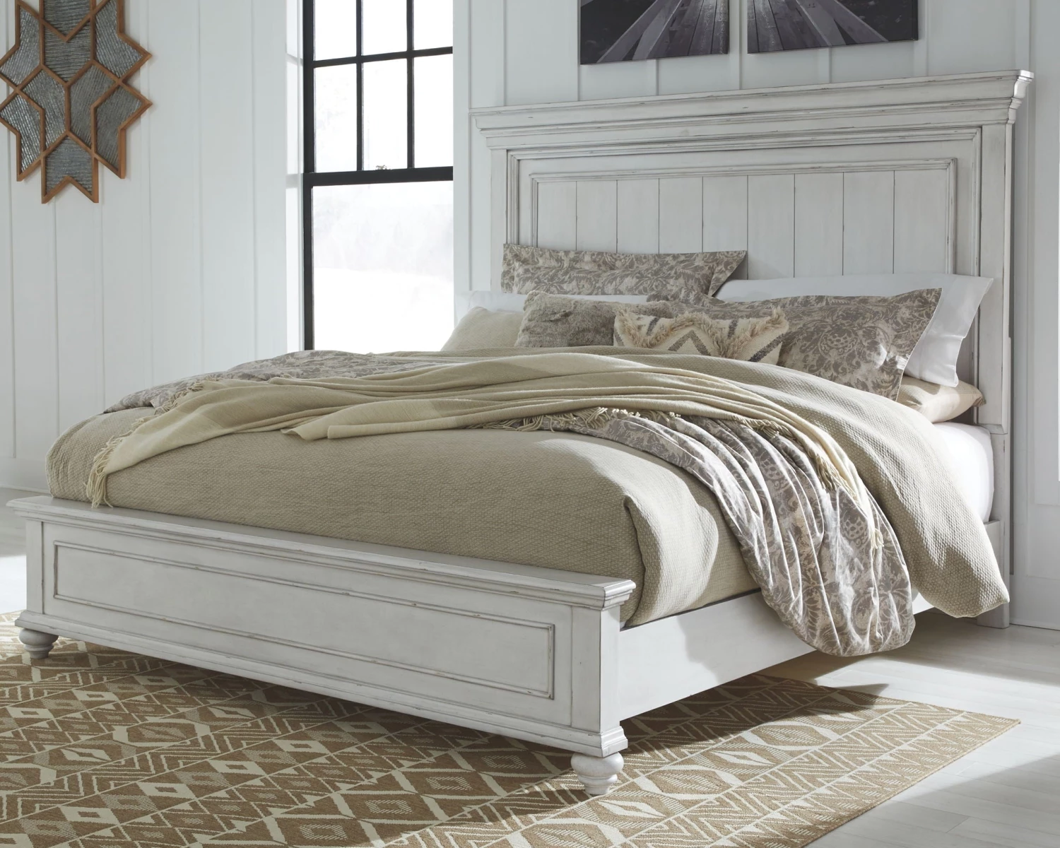 Ashley Kanwyn California King Panel Bed Beds 1 Ashley Kanwyn California King Panel Bed Beds