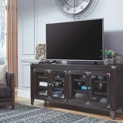 Ashley Todoe Gray Extra Large TV Stand TV Stands
