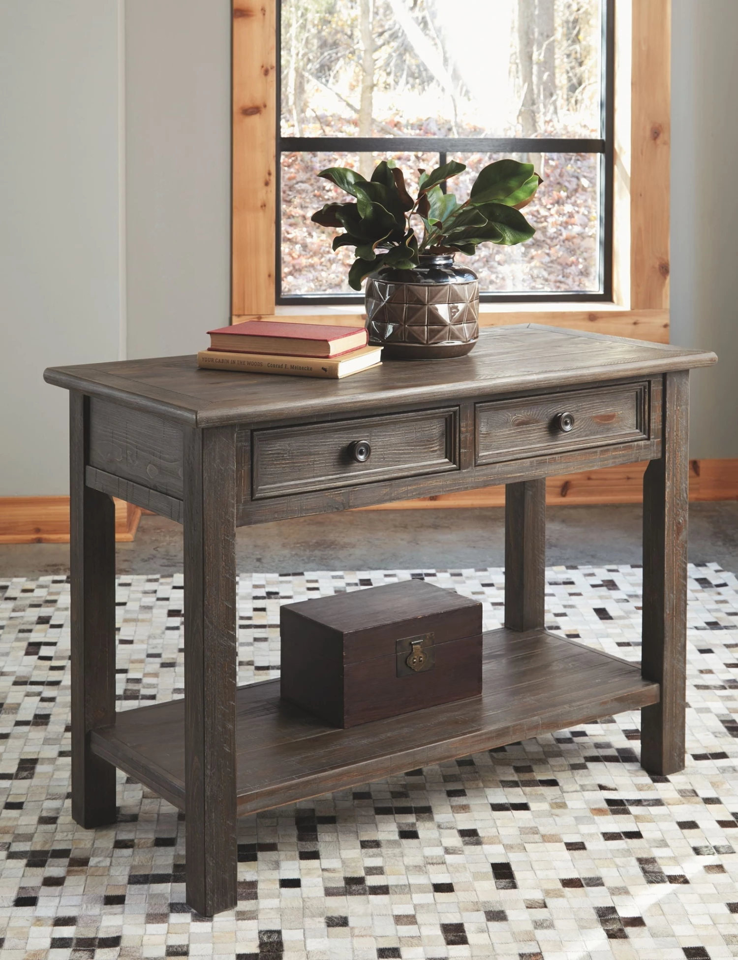 Ashley Wyndahl - Rustic Brown - Sofa Table Living Room 1 Ashley Wyndahl - Rustic Brown - Sofa Table Living Room