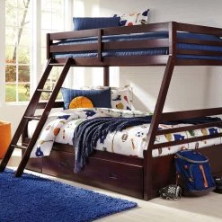Ashley Halanton Twin/Full Bunk Bed With Storage Beds