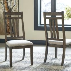 Ashley Wyndahl - Rustic Brown - Dining Upholstered Side Chair Dining Room