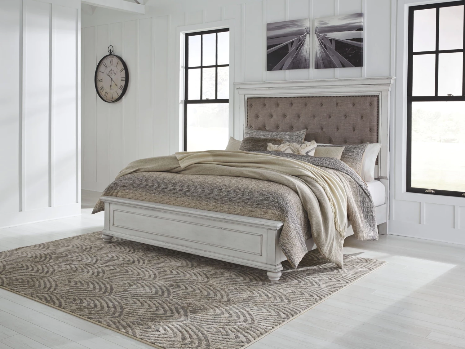 Ashley Kanwyn King Upholstered Bed Beds 1 Ashley Kanwyn King Upholstered Bed Beds