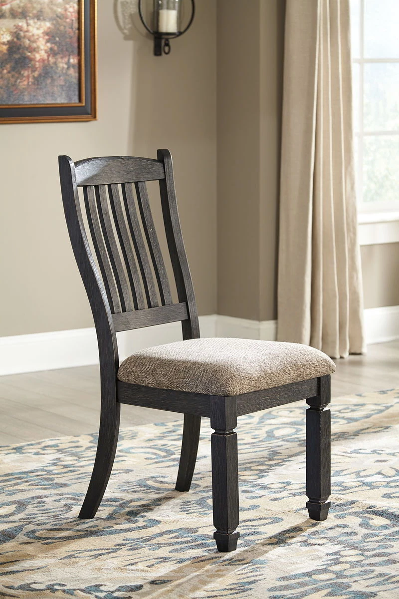 Ashley Tyler Creek - Black/Grayish Brown - Dining Upholstered Side Chair 1 Ashley Tyler Creek - Black/Grayish Brown - Dining Upholstered Side Chair