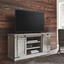 Ashley Carynhurst White Wash Large TV Stand