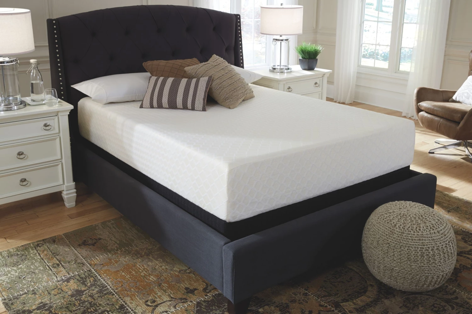 Ashley Chime 12 Inch Foam Mattress And Foundation 1 Ashley Chime 12 Inch Foam Mattress And Foundation