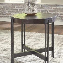 Ashley Jillenhurst - Dark Brown - Round End Table