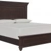Ashley Brynhurst King Panel Bed - Dark - Brown Beds