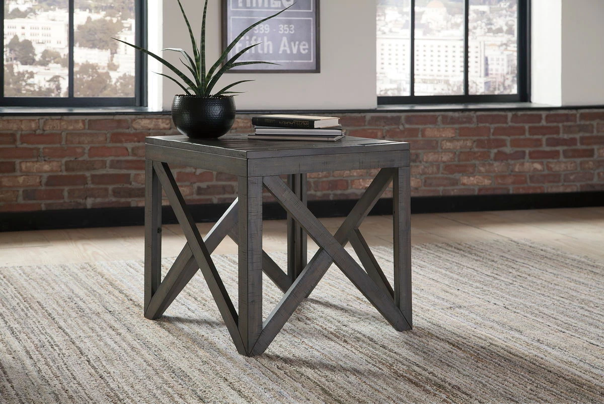 Ashley Living Room Haroflyn - Gray - Square End Table 1 Ashley Living Room Haroflyn - Gray - Square End Table