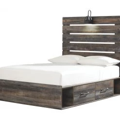 Ashley Drystan Full Panel Bed With 1 Side Storage - Multi