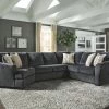 Ashley Eltman Slate 3 Pc. Sectional Living Room