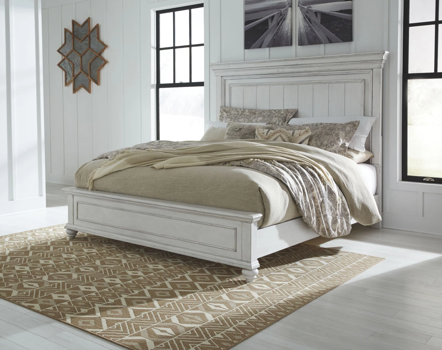Ashley Kanwyn Queen Panel Bed Beds 1 Ashley Kanwyn Queen Panel Bed Beds