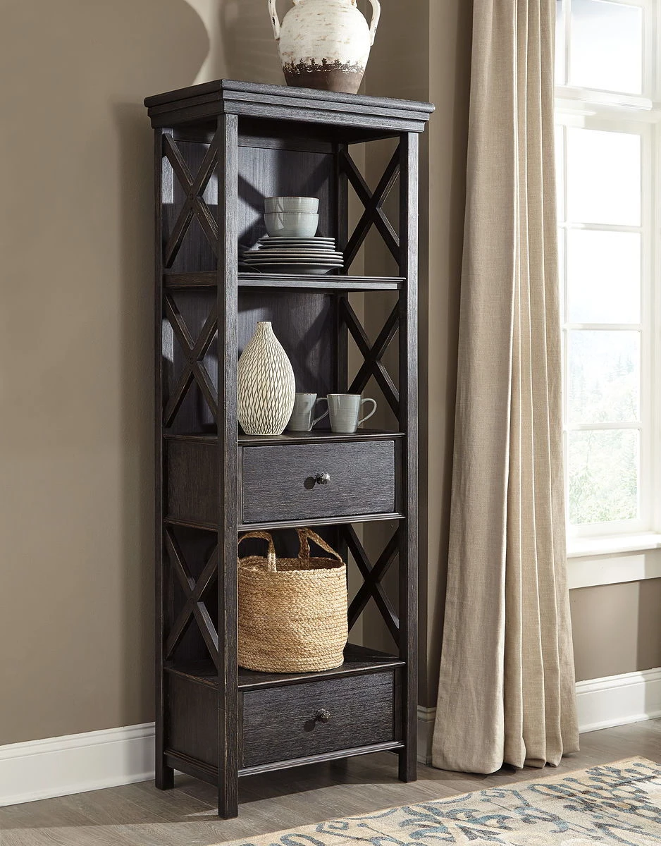 Ashley Tyler Creek - Black/Gray - Display Cabinet Dining Room 1 Ashley Tyler Creek - Black/Gray - Display Cabinet Dining Room