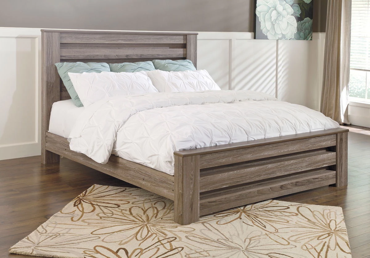 Ashley Zelen King Poster Bed Beds 1 Ashley Zelen King Poster Bed Beds