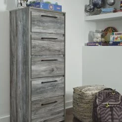 Ashley Baystorm Gray Narrow Chest Bedroom