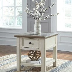 Ashley Living Room Bolanburg - Two-tone - Rectangular End Table