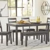 Ashley Bridson - Gray - RECT DRM Table Set (6/CN)
