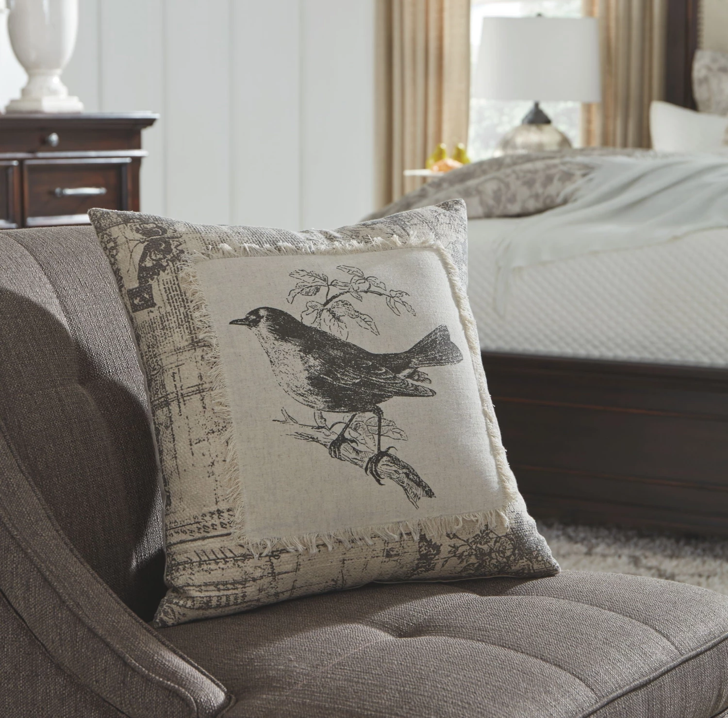 Ashley Accents Monissa - Black/Cream - Pillow (4/CS) 1 Ashley Accents Monissa - Black/Cream - Pillow (4/CS)