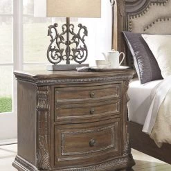 Ashley Charmond - Brown - Two Drawer Night Stand