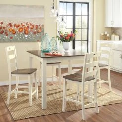 Ashley Dining Room Woodanville Counter Table And 4 Barstools