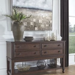 Ashley Adinton - Reddish Brown - Dining Room Server