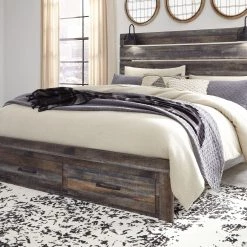 Ashley Drystan King Bed With Storage Footboard - Multi Beds