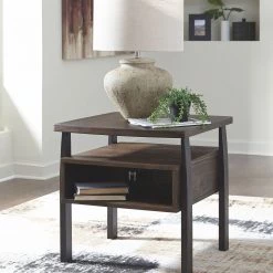 Ashley Vailbry - Brown - Rectangular End Table Living Room
