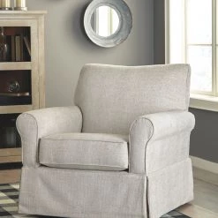 Ashley Searcy - Quartz - Swivel Glider Accent Chair