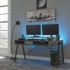 Ashley Barolli - Gunmetal - Gaming Desk