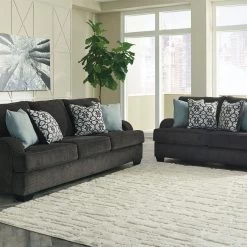 Ashley Living Room Charenton Charcoal Sofa & Loveseat