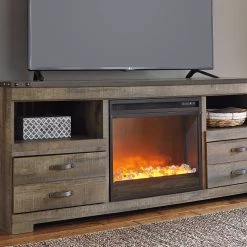 Ashley Trinell TV Stand With Fireplace - Accessories