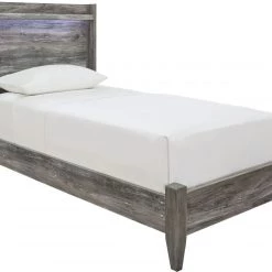 Ashley Baystorm Twin Panel Bed - Gray Beds