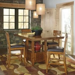 Ashley Dining Room Ralene Table & 4 Barstools