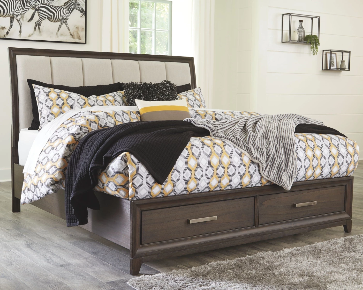 Ashley Brueban California King Panel Bed With Storage 1 Ashley Brueban California King Panel Bed With Storage