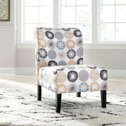 Ashley Chairs Triptis- Gray/Tan Accent Chair