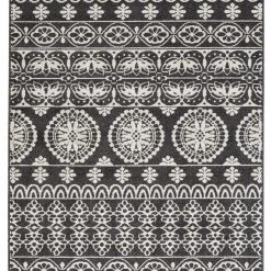 Ashley Jicarilla Black/White Medium Rug Accents