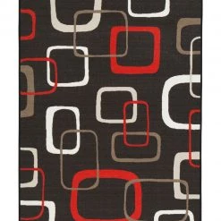 Ashley Johan Black/Red Medium Rug
