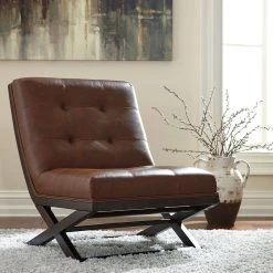 Ashley Chairs Sidewinder Brown Accent Chair