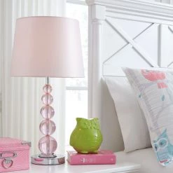 Ashley Accents Letty Pink Crystal Table Lamp (1/CN)