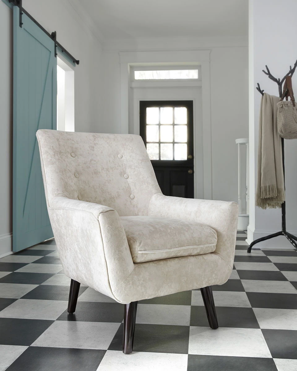 Ashley Zossen- Ivory Accent Chair 1 Ashley Zossen- Ivory Accent Chair