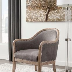 Ashley Chairs Angineer Brown Accent Chair