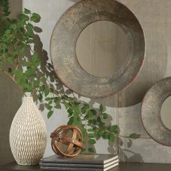 Ashley Mirrors Carine Gray Accent Mirror