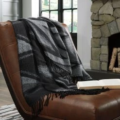 Ashley Cecile- Black/Gray Throw Accents