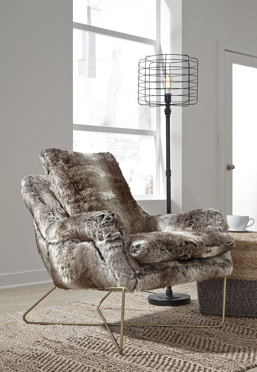 Ashley Wildau- Gray Accent Chair 1 Ashley Wildau- Gray Accent Chair