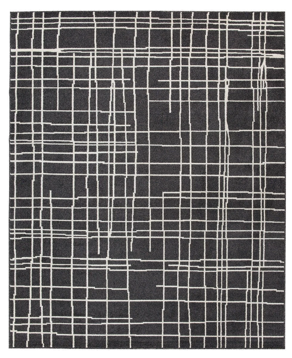 Ashley Jai Black/White Large Rug 1 Ashley Jai Black/White Large Rug