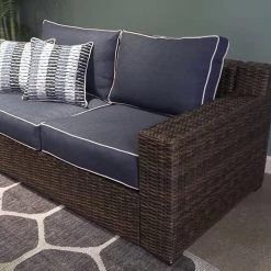 Ashley Grasson Lane Loveseat With Cushion Loveseats