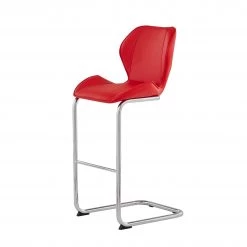 Global D1503 Red Bar Stool Dining Room